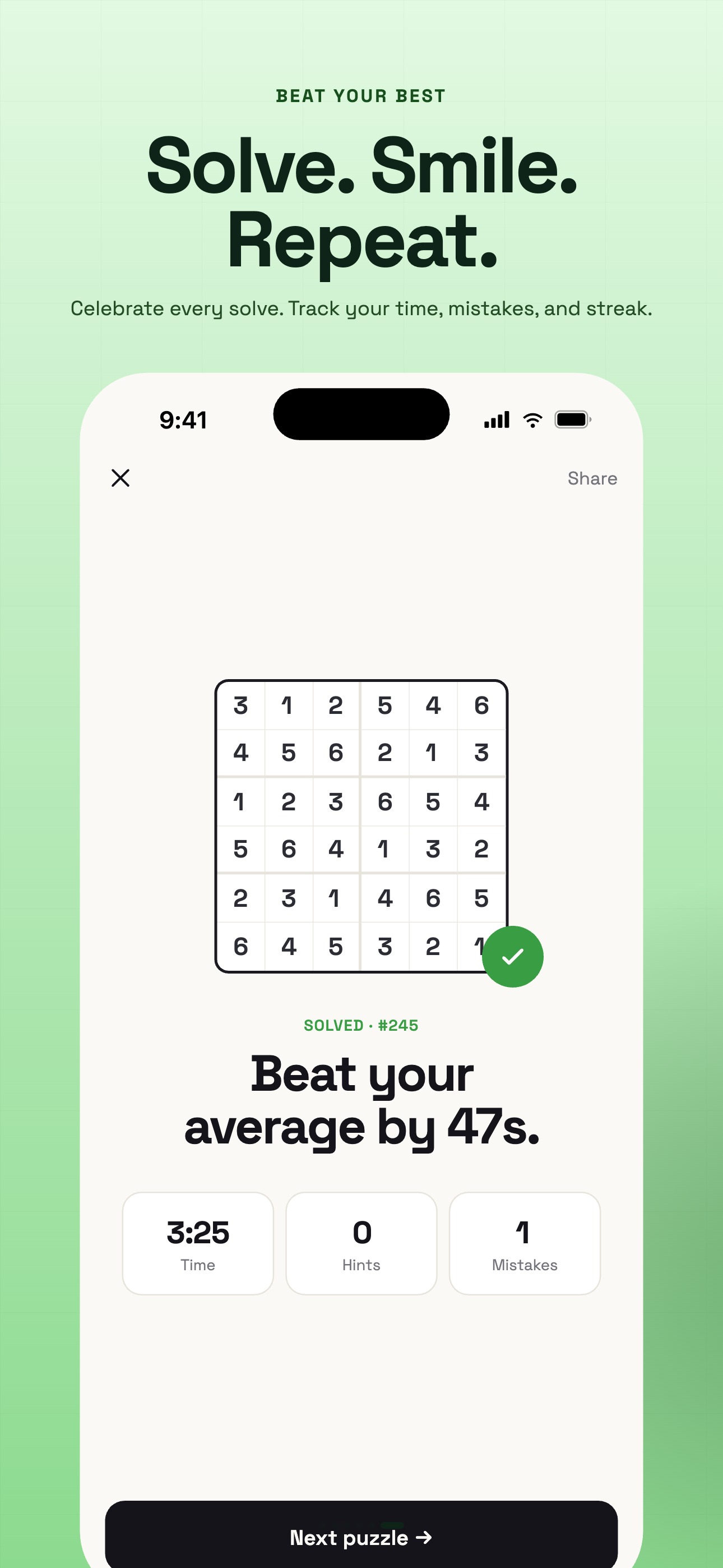 Win screen